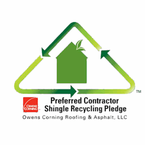 Owens Corning Preferred Contractor Shingle Recycling Pledge